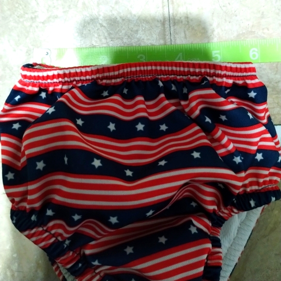 I Play by Green Sprouts 18 Months Stars and Stripes Reusable Swim Diaper - Picture 14 of 16